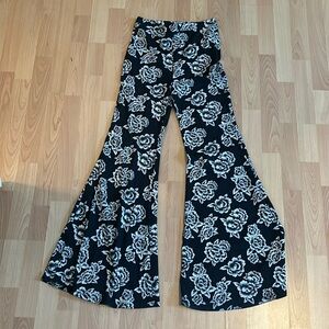forever 21 flare floral pants